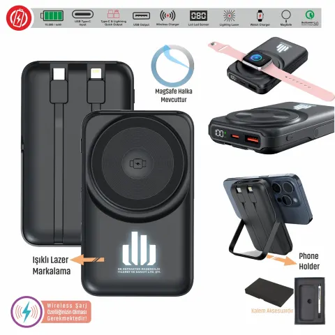 3In1 Magsafe Wireless Powerbank 10.000 Mah