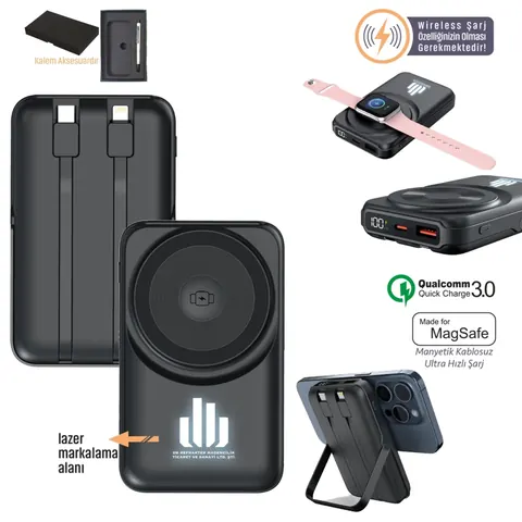 3In1 Magsafe Wireless Powerbank 10.000 Mah