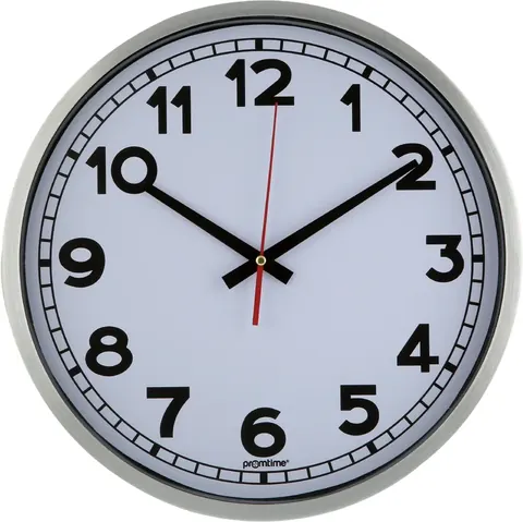 Alüminyum Çerçeve Duvar Saati 35 Cm
