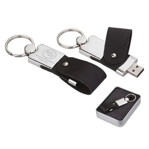 Deri Ve Metal Usb Flash Bellek