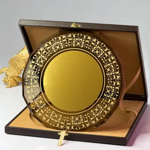 KT102 Kristal Tabak Plaket