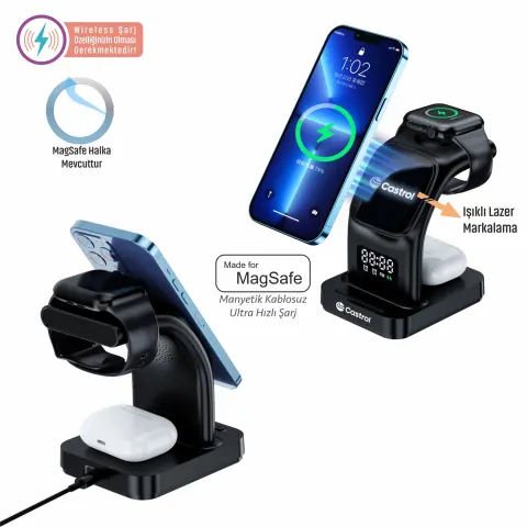 Magsafe Wireless Şarj İstasyonu 15W