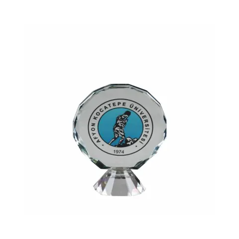 P136 Kristal Cam Plaket