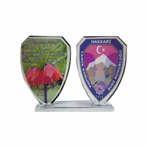 P342 Kristal Cam Plaket