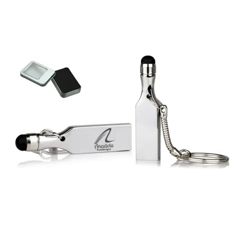 Touchpad Özellikli Metal Usb Flash Bellek