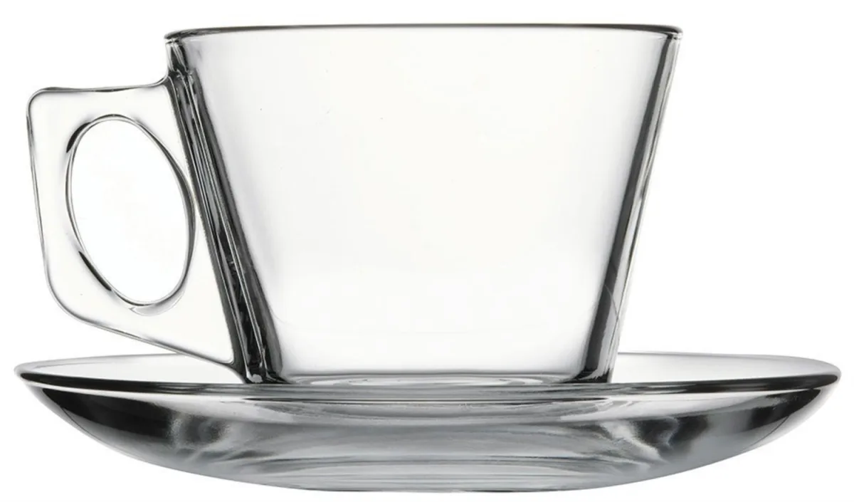 Paşabahçe Vela Çay Seti (Fincan & Tabak) 195 Ml - Görsel 2