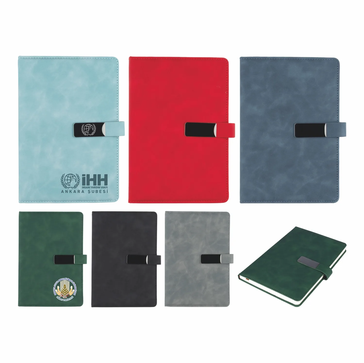 Tokalı Termo Deri Defter 13X21 Cm