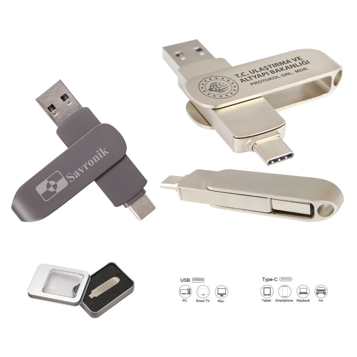 Type-C Otg Usb Flash Bellek